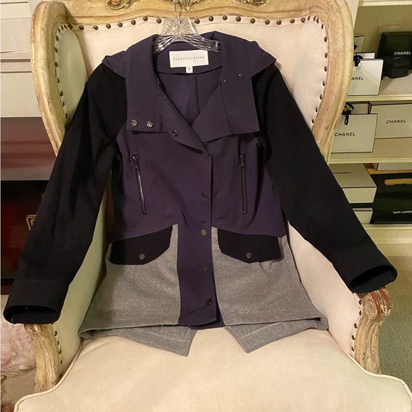 Veronica Beard wool and cashmere hooded jacket/coat - Picture 4 of 12